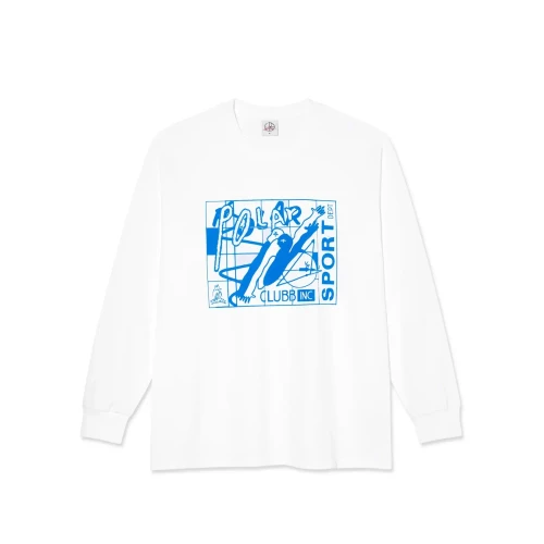 Polar Clubb Inc White LS Tshirt LG