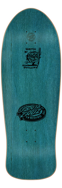 10.54 Santa Cruz Natas Sketch Panther Reissue Deck