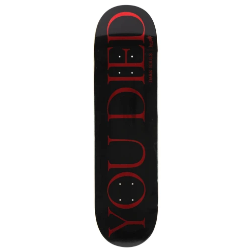8.5 Welcome You Died on Popsicle Deck - Black/Red Foil