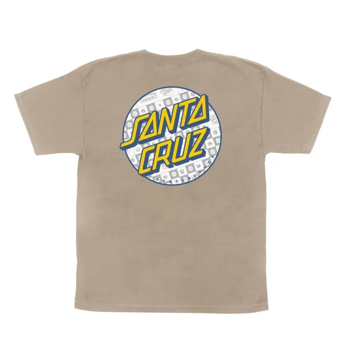 Pokemon x Santa Cruz Energy Dot Midweight Youth Tshirt - Sand