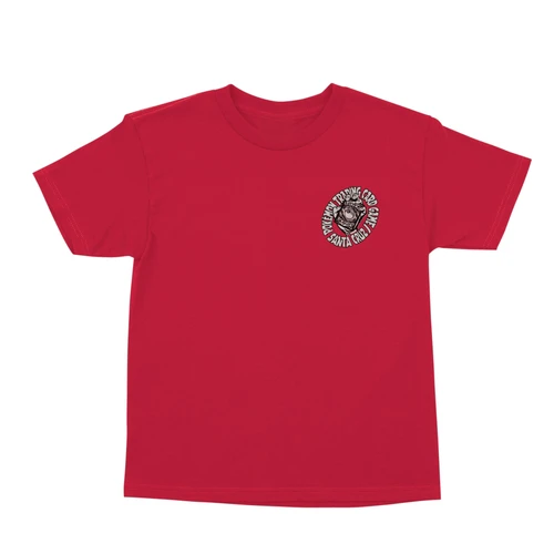 Pokemon x Santa Cruz TCG Hand Midweight Youth Tshirt - Red
