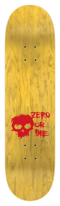 8.25 Zero Sheckler Blood Red Foil Deck