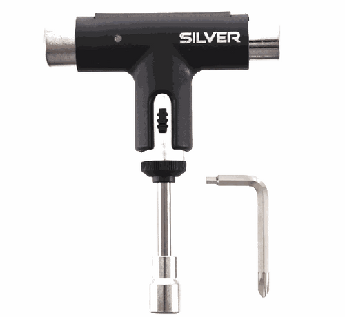 Silver Black Skate Tool