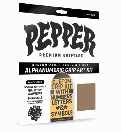 Pepper Alphanumeric Custom Grip Kit