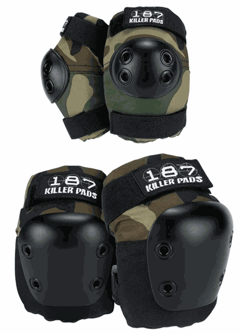 187 Combo Knee/Elbow Camo XS