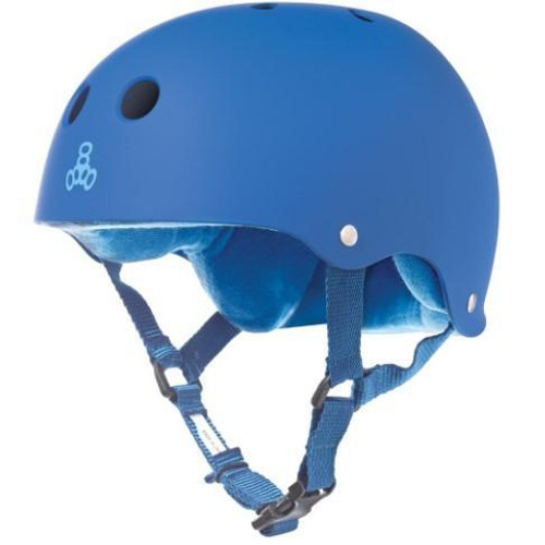 888 Helmet Rubber Blue MD