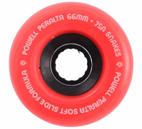 Powell Peralta 66mm 75a Snake Red Wheels