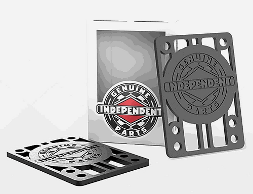 Independent 1/8" Black Riser Pads