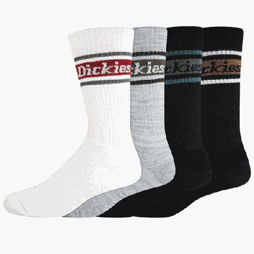 Dickies Black Assort Perf Socks