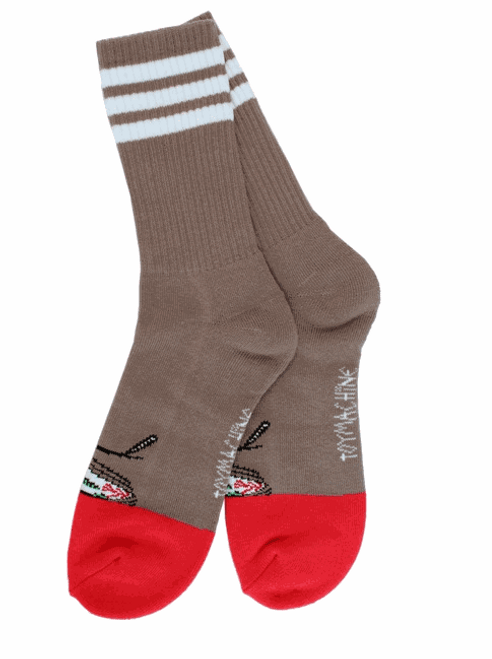 Toy Machine Stoner Sect Grey Socks