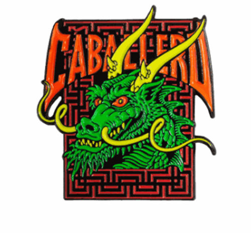 Powell Peralta Cab Street Dragon Green Lapel Pin