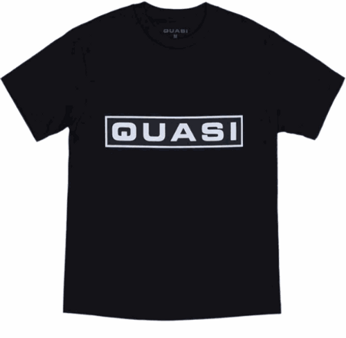 Quasi Bar Logo Black Large Tshirt