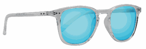 Cassette Eyewear - Standard - Clear/Sky Blue Mirror Lens