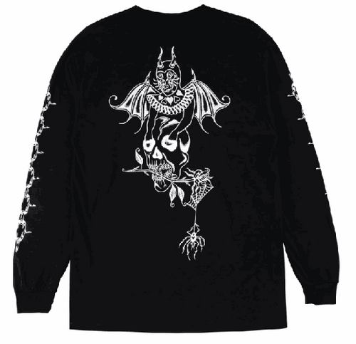 Welcome Angel Long Sleeve Tshirt Black XL