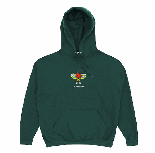 Limosine Limo Bug Forest Green Hoodie MD