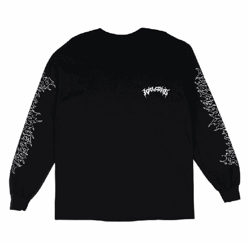 Welcome Barb Blk/Wht Long Sleeve Tee LG