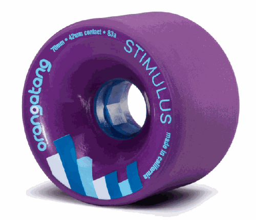 Orangatang Stimulus 70mm 83a Purple Wheels