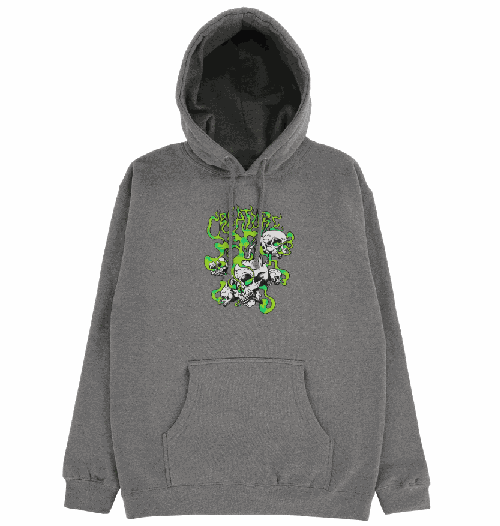 Creature Head High Heather Gunmetal Hoodie MD