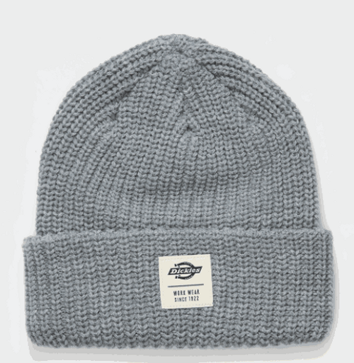 Dickies Heather Gray Knit Cuff Beanie