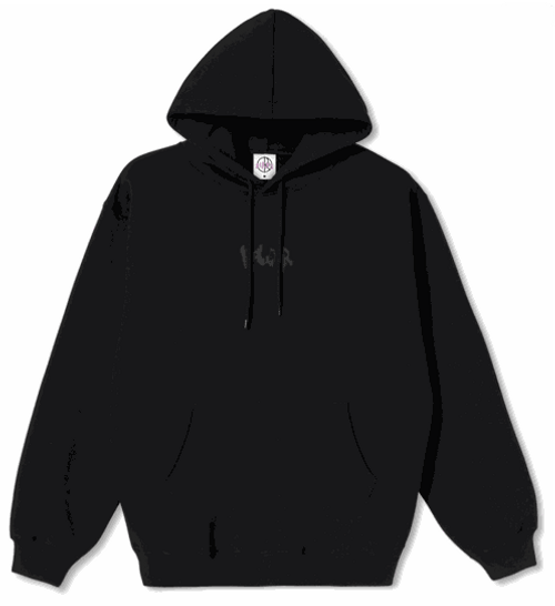 Polar Drip Logo Black Dave Hoodie MD