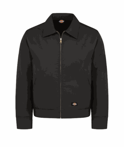 Dickies Lined Eisenhower Twill Jacket - Black SM