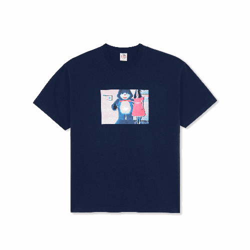 Polar Pink Dress Tshirt (Dark Blue) SM