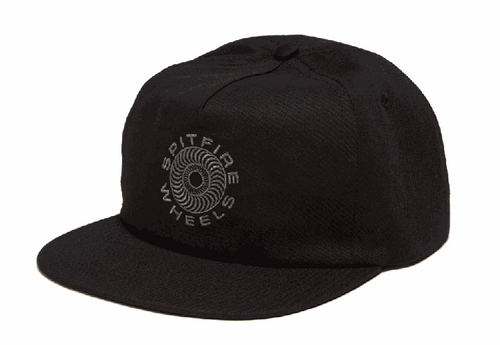 Spitfire Classic 87' Swirl Black/Grey Snapback Hat