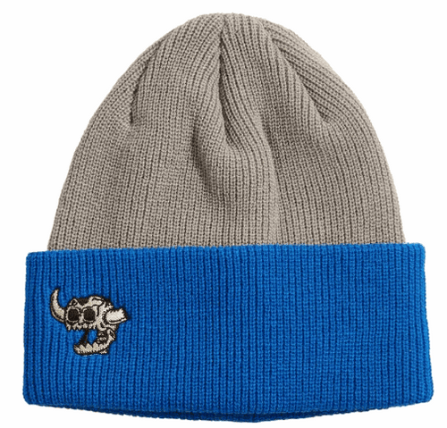 Toy Machine Dead Monster Split Grey Blue Beanie