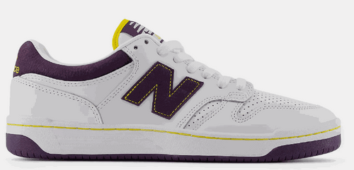 NB Numeric 480PST White/Purple Size 8.5