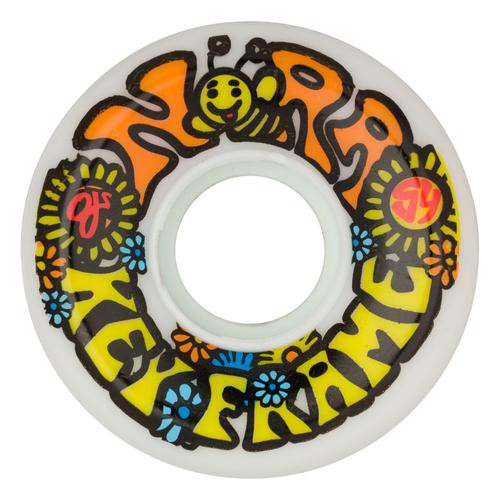 OJ 87a 54mm Nora Flowers White Keyframe Wheels