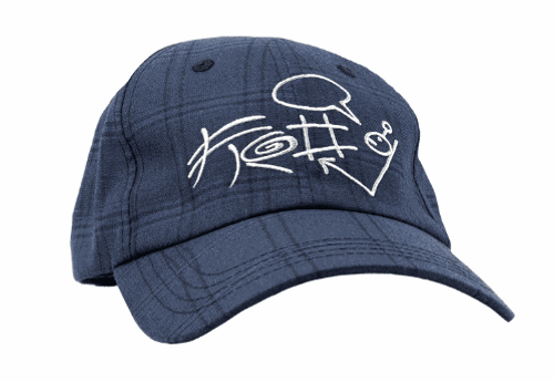 Frog Plaid G Navy Hat