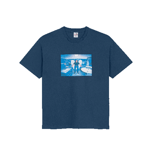 Polar Angel Man Grey Blue Tshirt MD