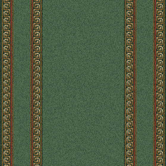 Traploper Ulster Carpets Athernia Runner Green