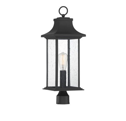 Savoy House - 5-454-BK - One Light Post Lantern - Hancock - Matte Black