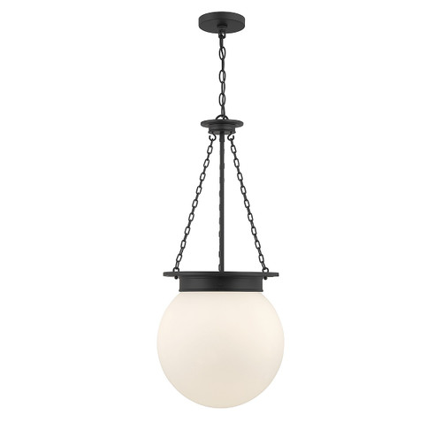 Savoy House - 7-3901-3-89 - Three Light Pendant - Manor - Matte Black
