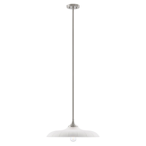 Savoy House - 7-4286-1-SN - One Light Pendant - Hadley - Satin Nickel