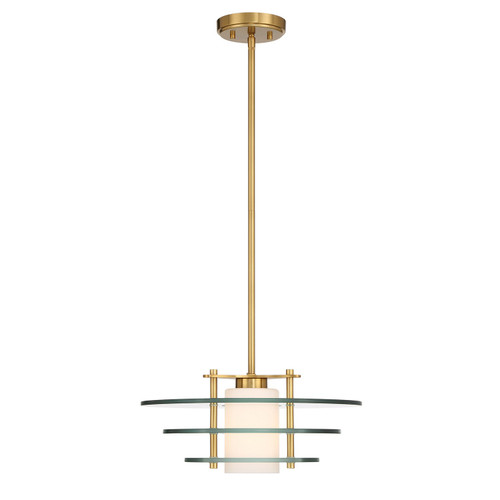 Savoy House - 7-8604-1-322 - One Light Pendant - Newell - Warm Brass