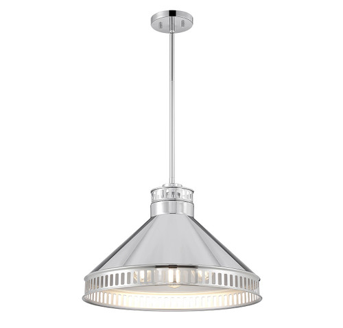 Savoy House - 7-8801-3-109 - Three Light Pendant - Seagram - Polished Nickel