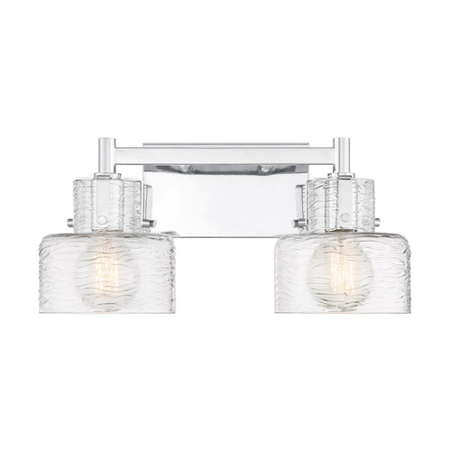 Savoy House - 8-1030-2-11 - Two Light Bathroom Vanity - Dover - Chrome