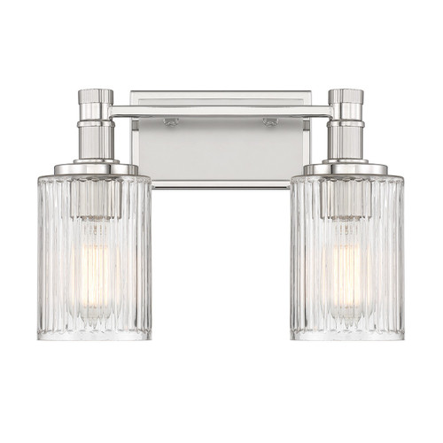 Savoy House - 8-1102-2-146 - Two Light Bathroom Vanity - Concord - Silver/Polished Nickel