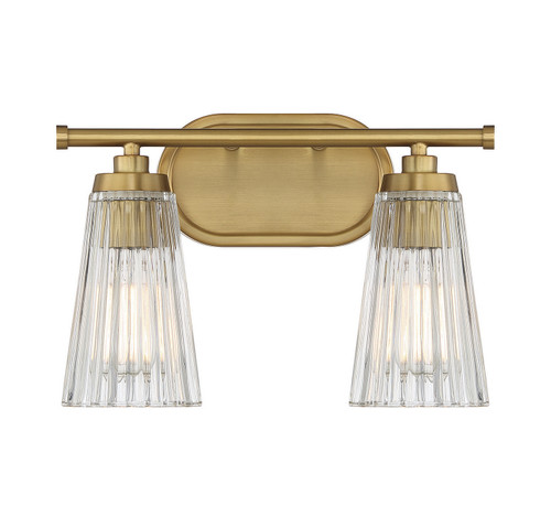 Savoy House - 8-1745-2-322 - Two Light Bathroom Vanity - Chantilly - Warm Brass