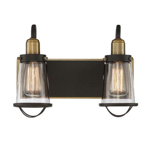 Savoy House - 8-1780-2-79 - Two Light Bath Bar - Lansing - English Bronze/Warm Brass