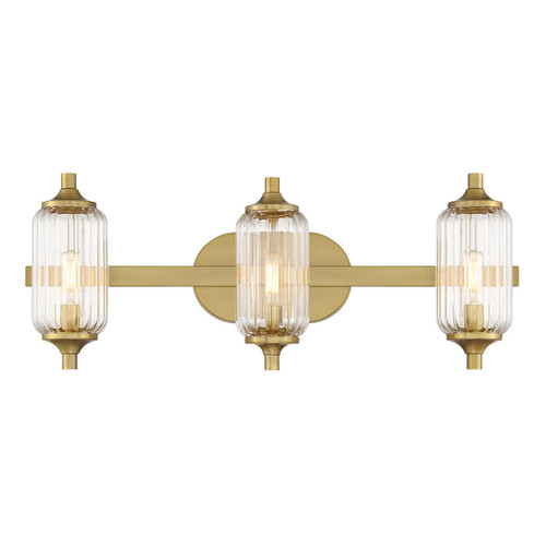 Savoy House - 8-3024-3-322 - Three Light Bathroom Vanity - Holton - Warm Brass