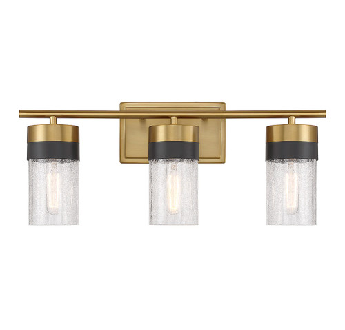 Savoy House - 8-3600-3-322 - Three Light Bathroom Vanity - Brickell - Warm Brass
