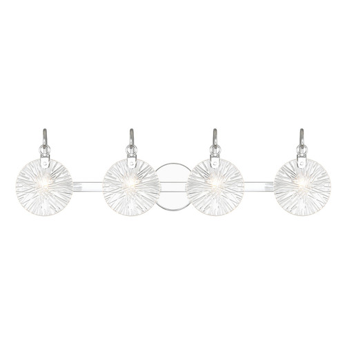 Savoy House - 8-3981-4-11 - Four Light Bathroom Vanity - Addison - Polished Chrome