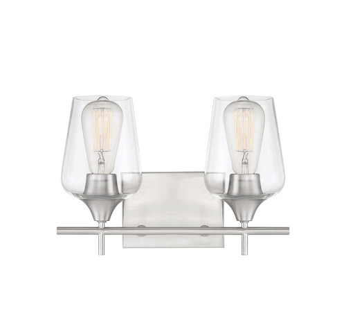 Savoy House - 8-4030-2-SN - Two Light Bath Bar - Octave - Satin Nickel