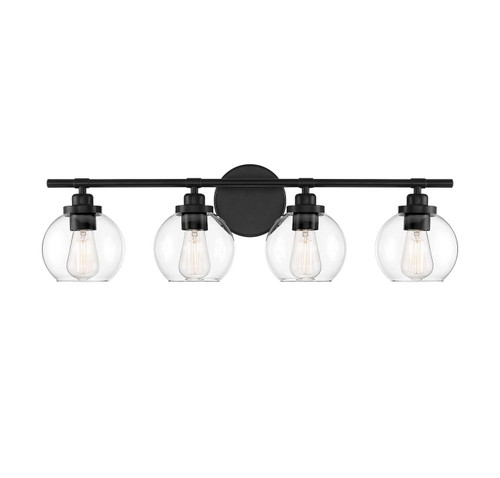 Savoy House - 8-4050-4-BK - Four Light Bath Bar - Carson - Matte Black