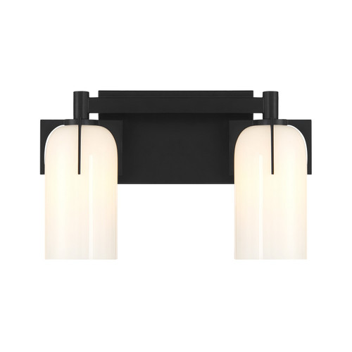 Savoy House - 8-4128-2-BK - Two Light Bathroom Vanity - Caldwell - Matte Black