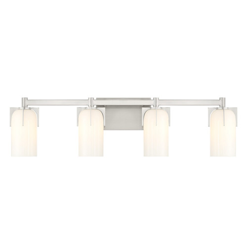 Savoy House - 8-4128-4-SN - Four Light Bathroom Vanity - Caldwell - Satin Nickel