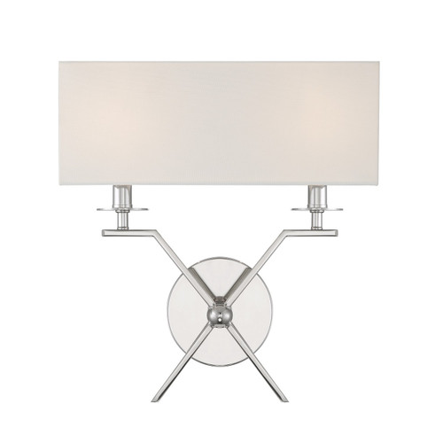 Savoy House - 9-3305-2-109 - Two Light Wall Sconce - Arondale - Polished Nickel